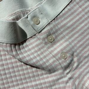 Brandy Melville Pink and White Buttoned Pajama shorts